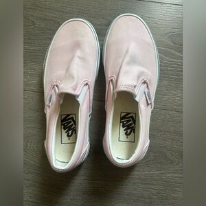 Vans Pink Slip-On Sneakers